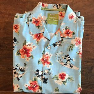 Disney Tommy Bahama Mens Hawaiian Button Down
